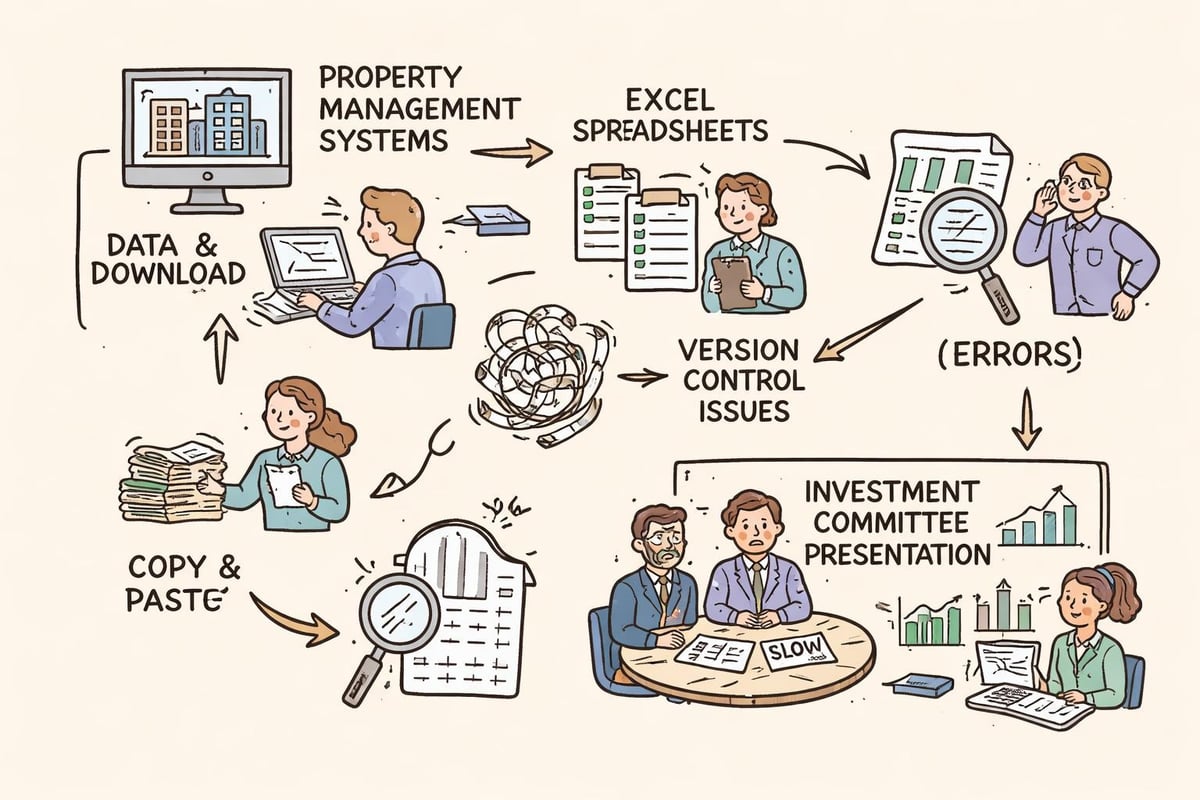 Commercial real estate data workflow bottlenecks