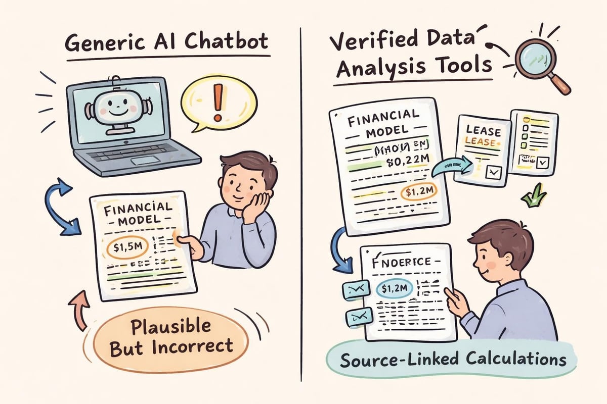 AI hallucination risks in real estate analysis