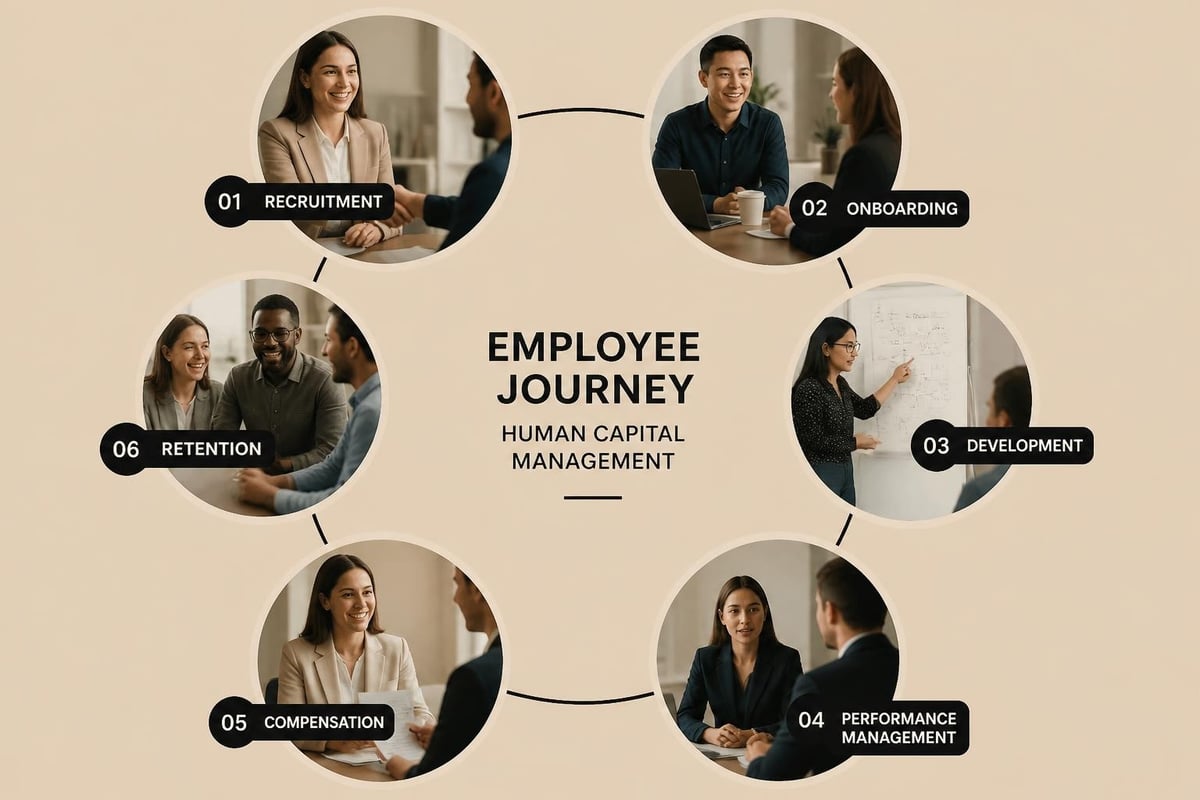 Employee lifecycle stages in HCM