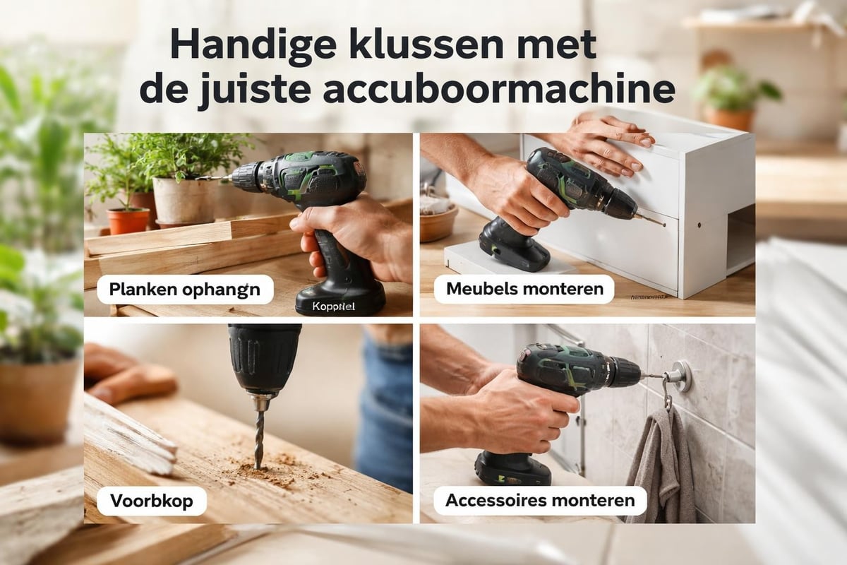 Accuboormachine gebruik toepassingen