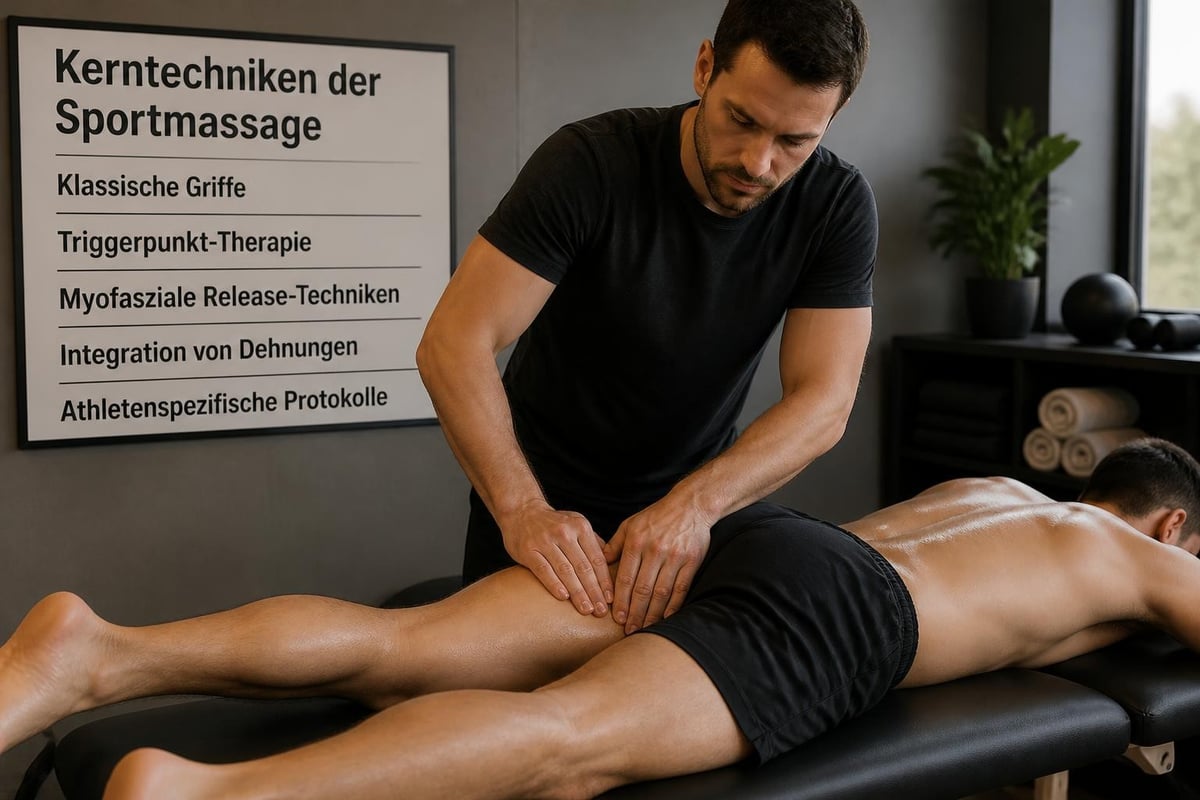 Sportmassage Techniken Training