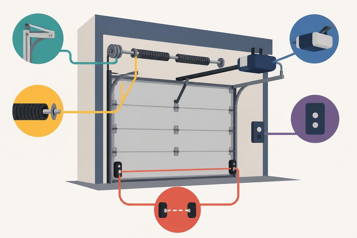 Commercial Garage Door Service: Essential Maintenance Guide 1 Commercial Door System Components