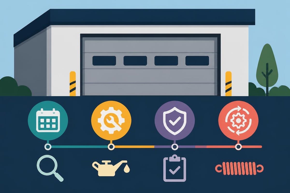 Commercial Garage Door Service: Essential Maintenance Guide 2 Maintenance Schedule Planning