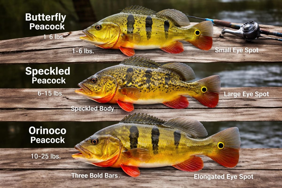 Peacock bass species identification