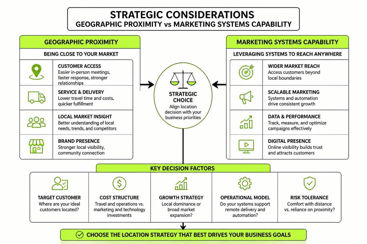Local vs remote agency decision factors