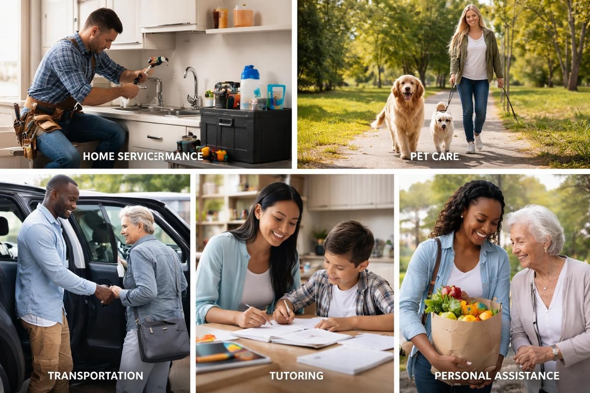 Service-based job categories