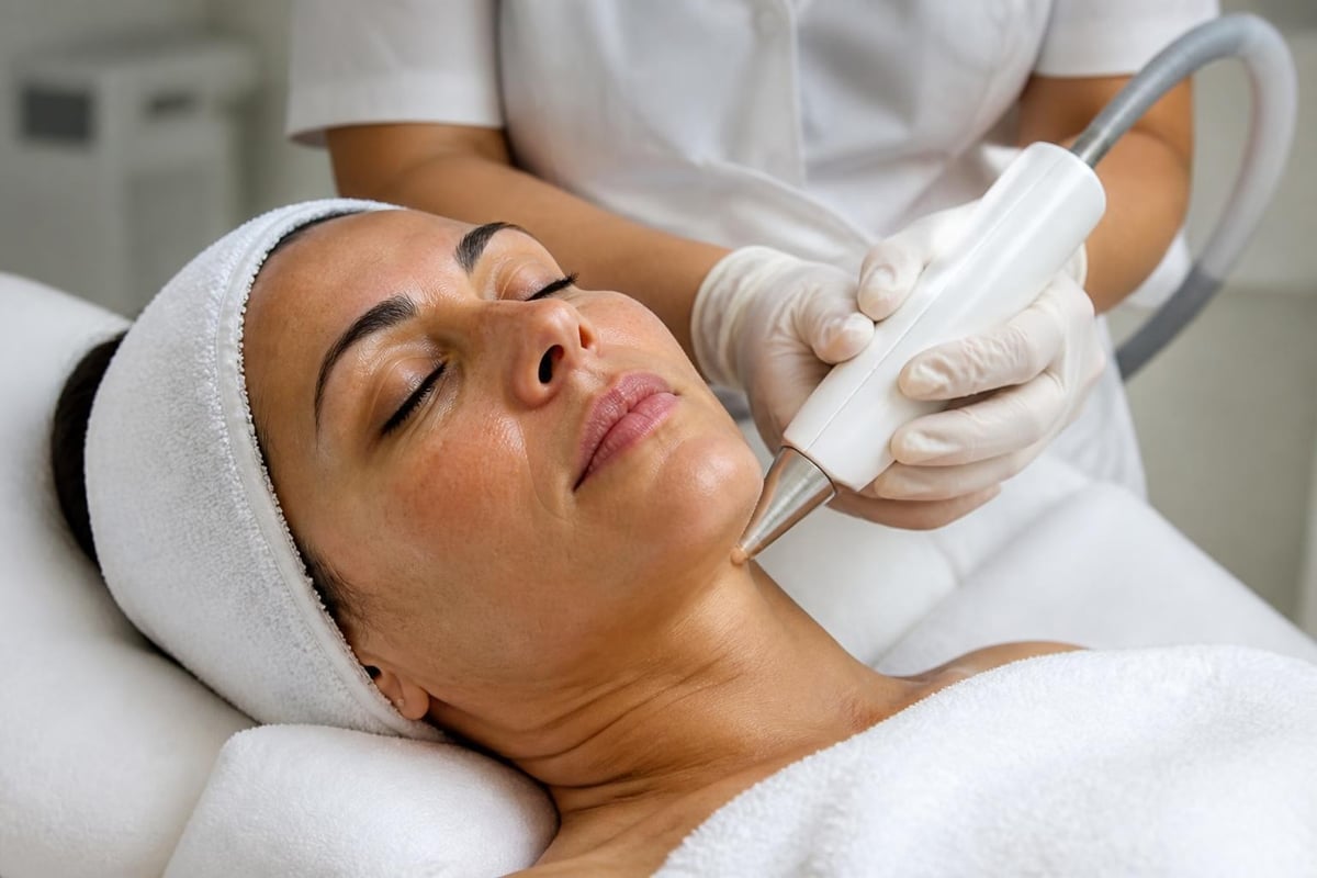 Skin resurfacing mechanism