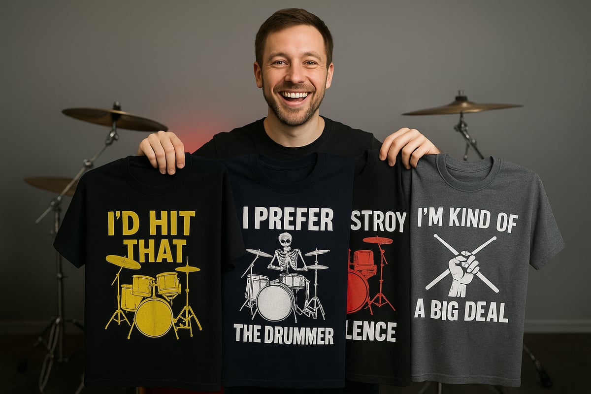 How to Choose the Perfect Funny Drummer Shirt