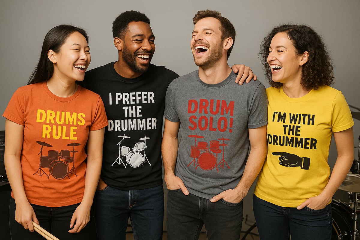 Why Funny Drummer Shirts Are a Hit in 2025