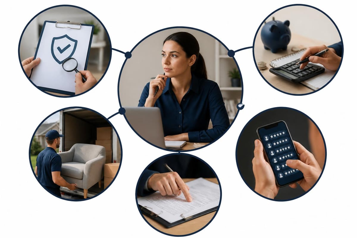 Moving company evaluation checklist