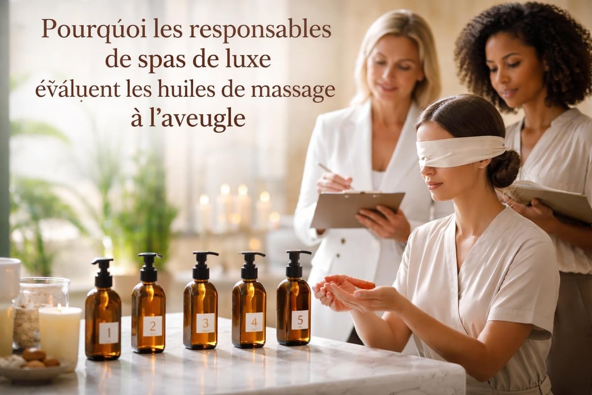 Critères de sélection huile massage luxe