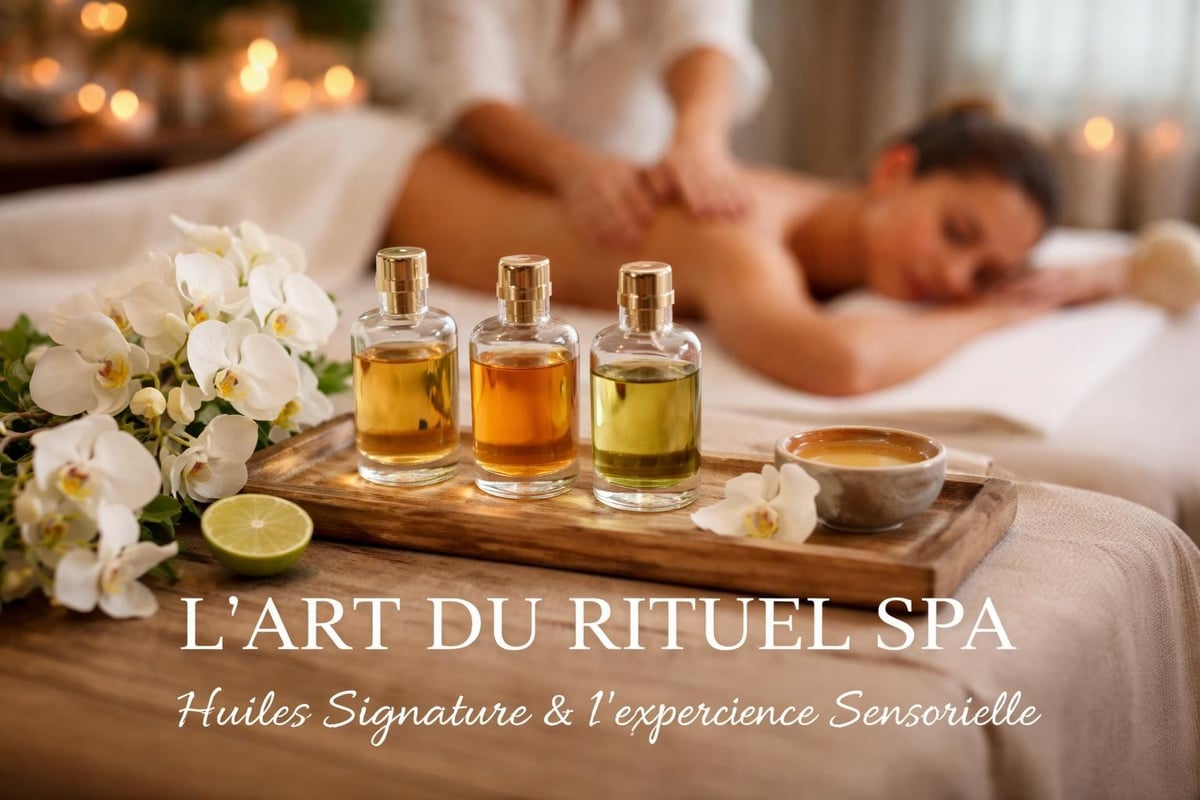 Intégration huile dans rituel spa
