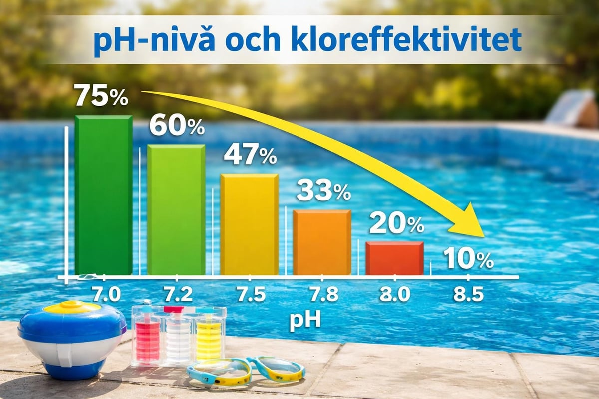 PH och klor samverkan
