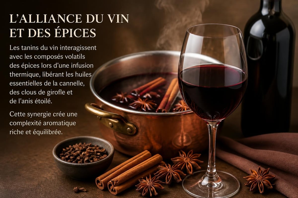 Composition aromatique du vin chaud
