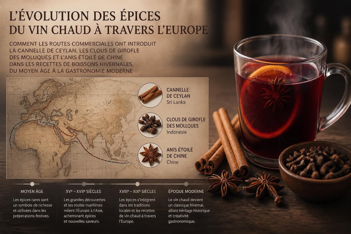 Évolution historique du vin chaud
