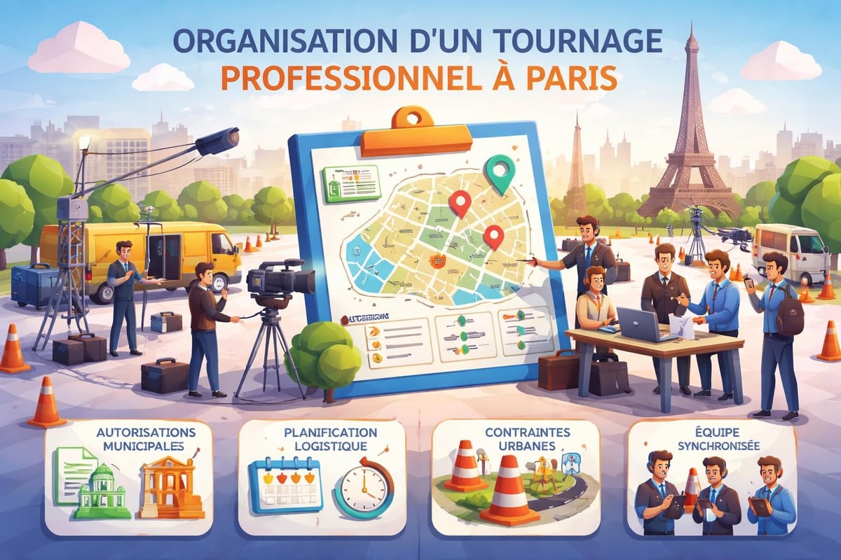 Organisation tournage Paris