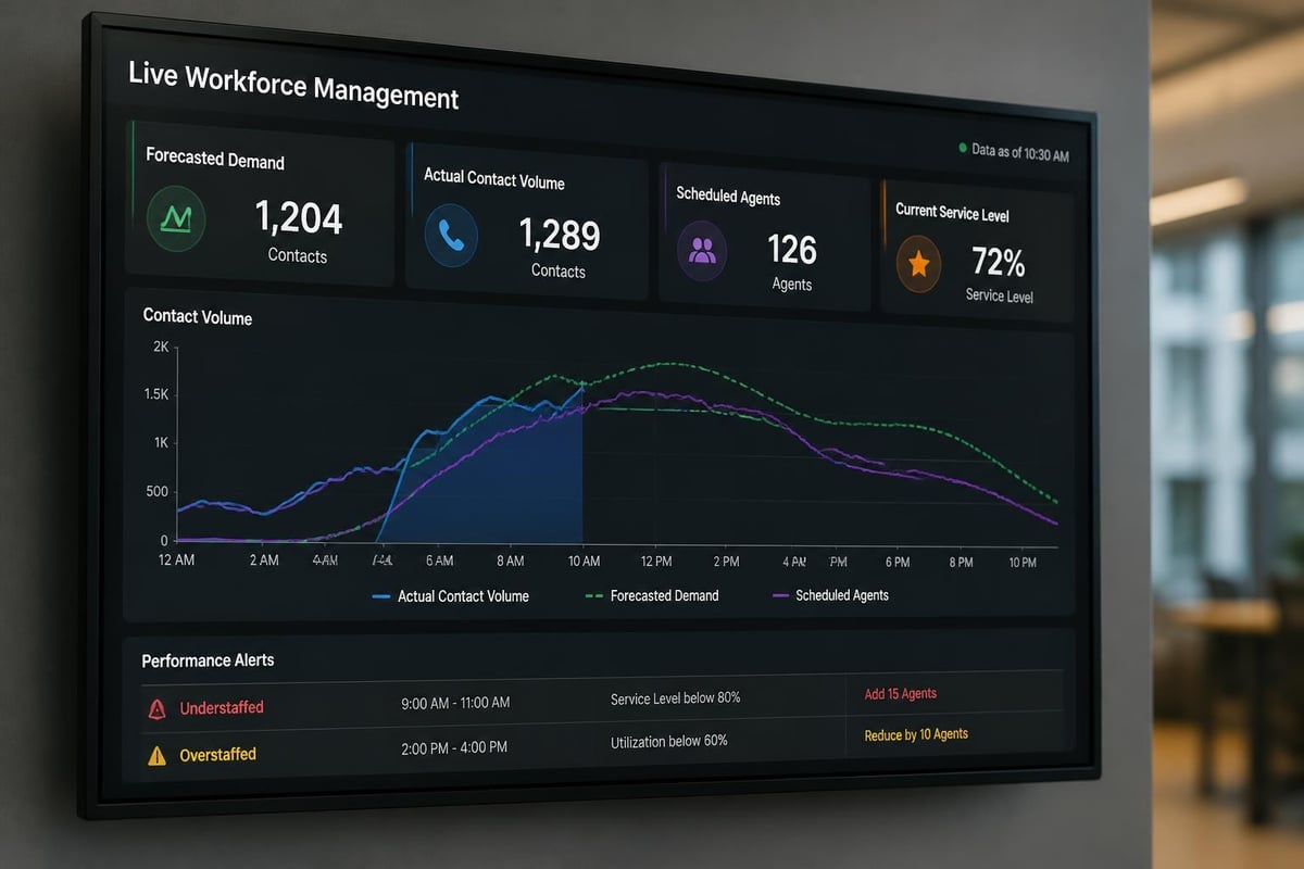 Real-time WFM dashboard