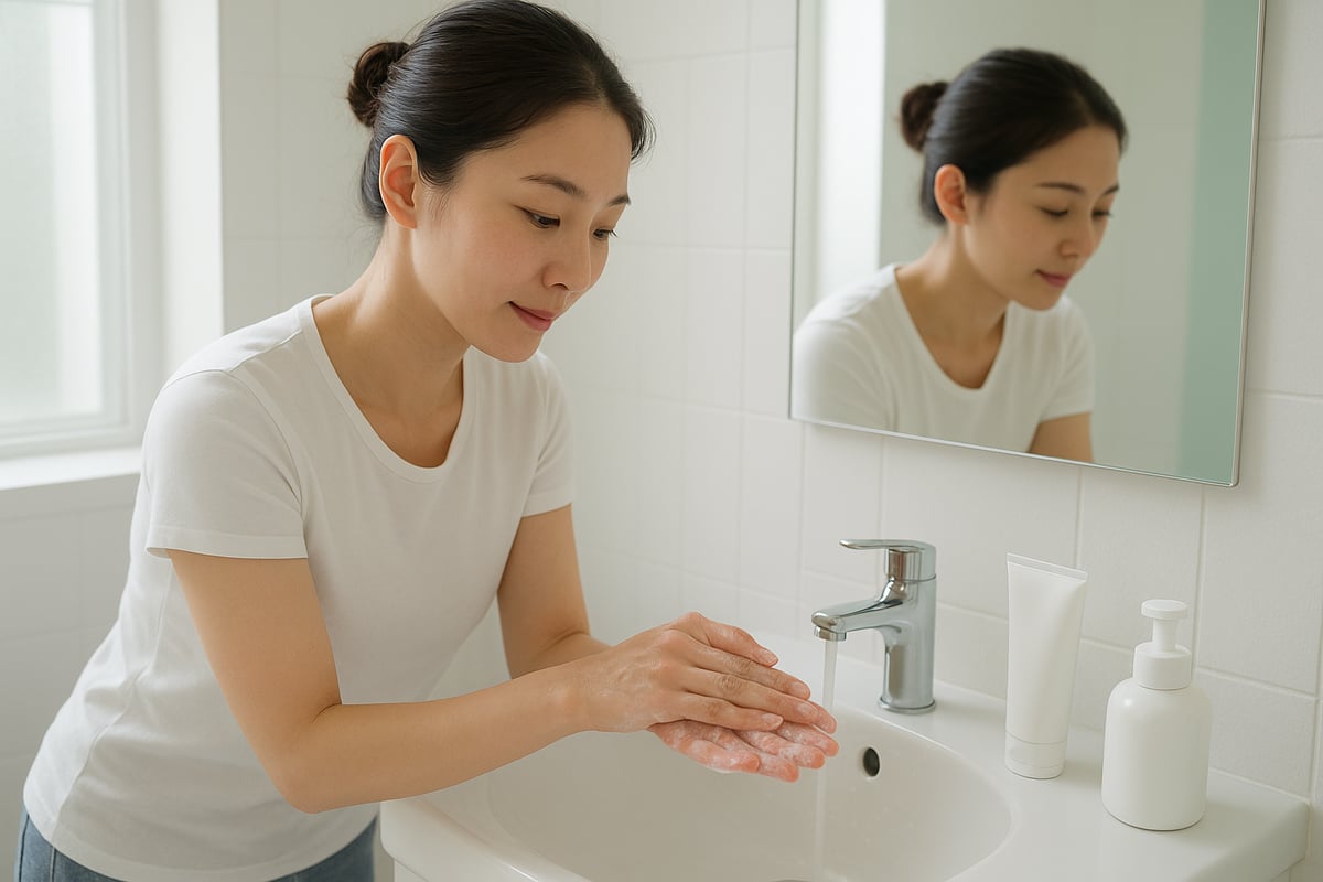 美肌への第一歩：洗顔前の準備と心構え