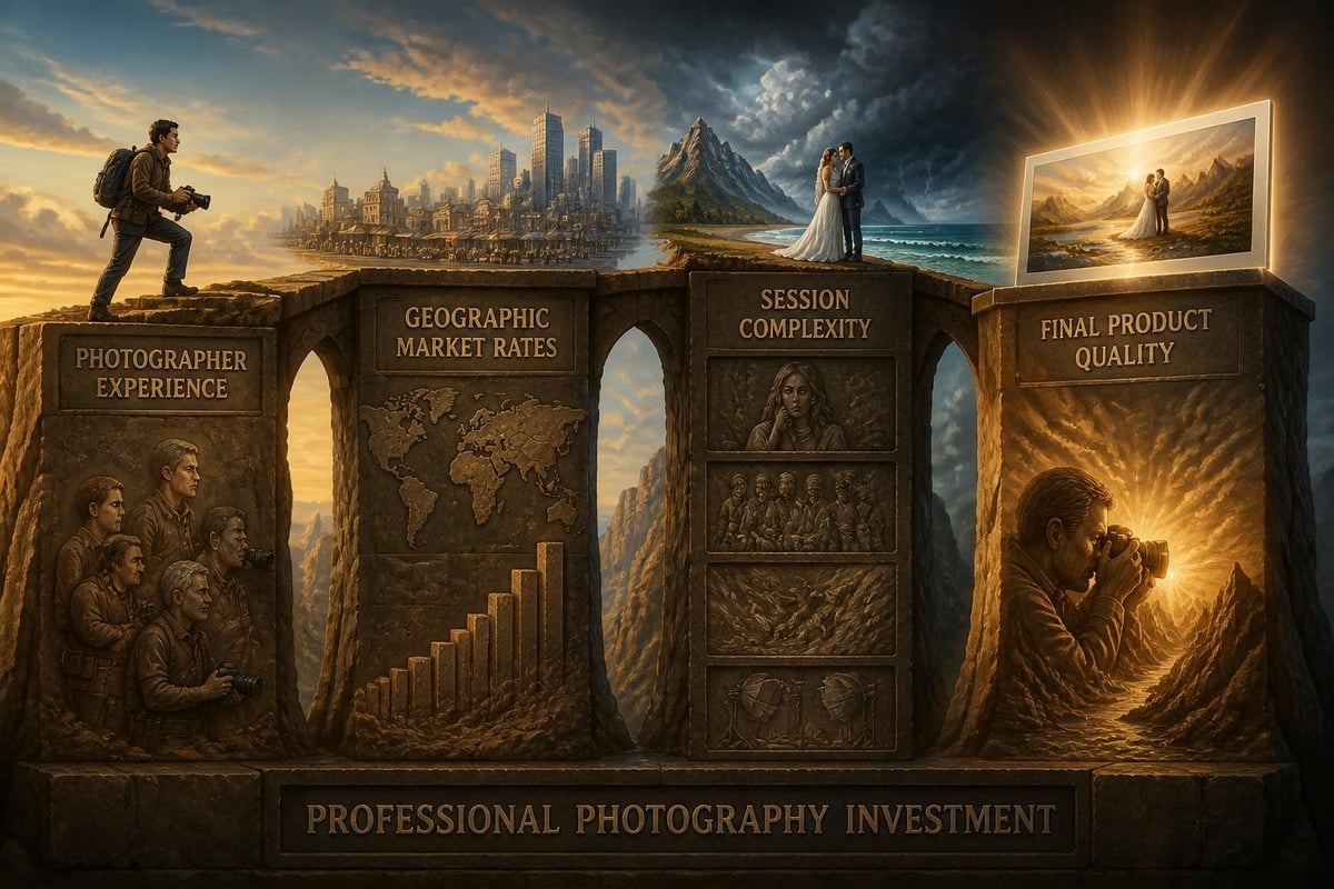 Family photography pricing factors