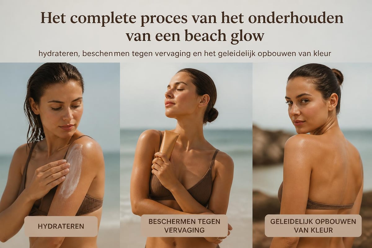 Beach glow maintenance routine
