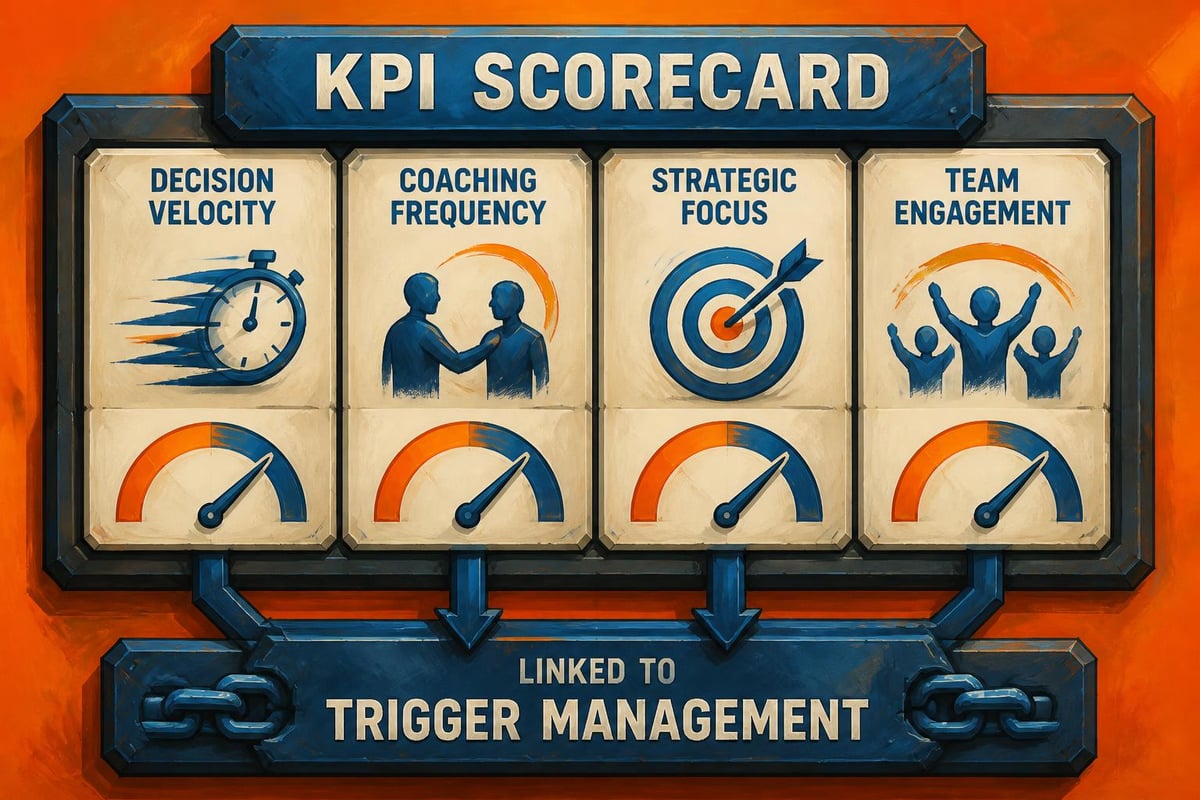 Trigger-based leadership KPI tracking