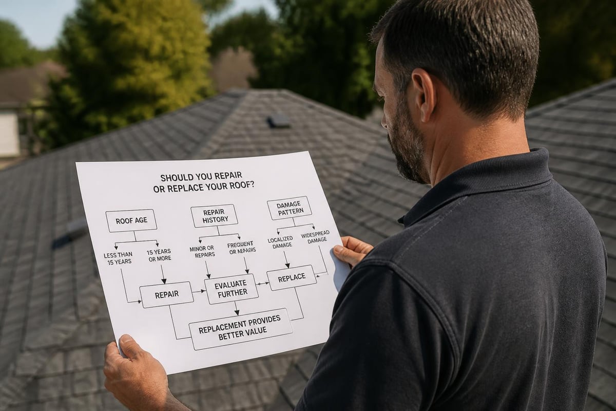 Roof replacement decision factors