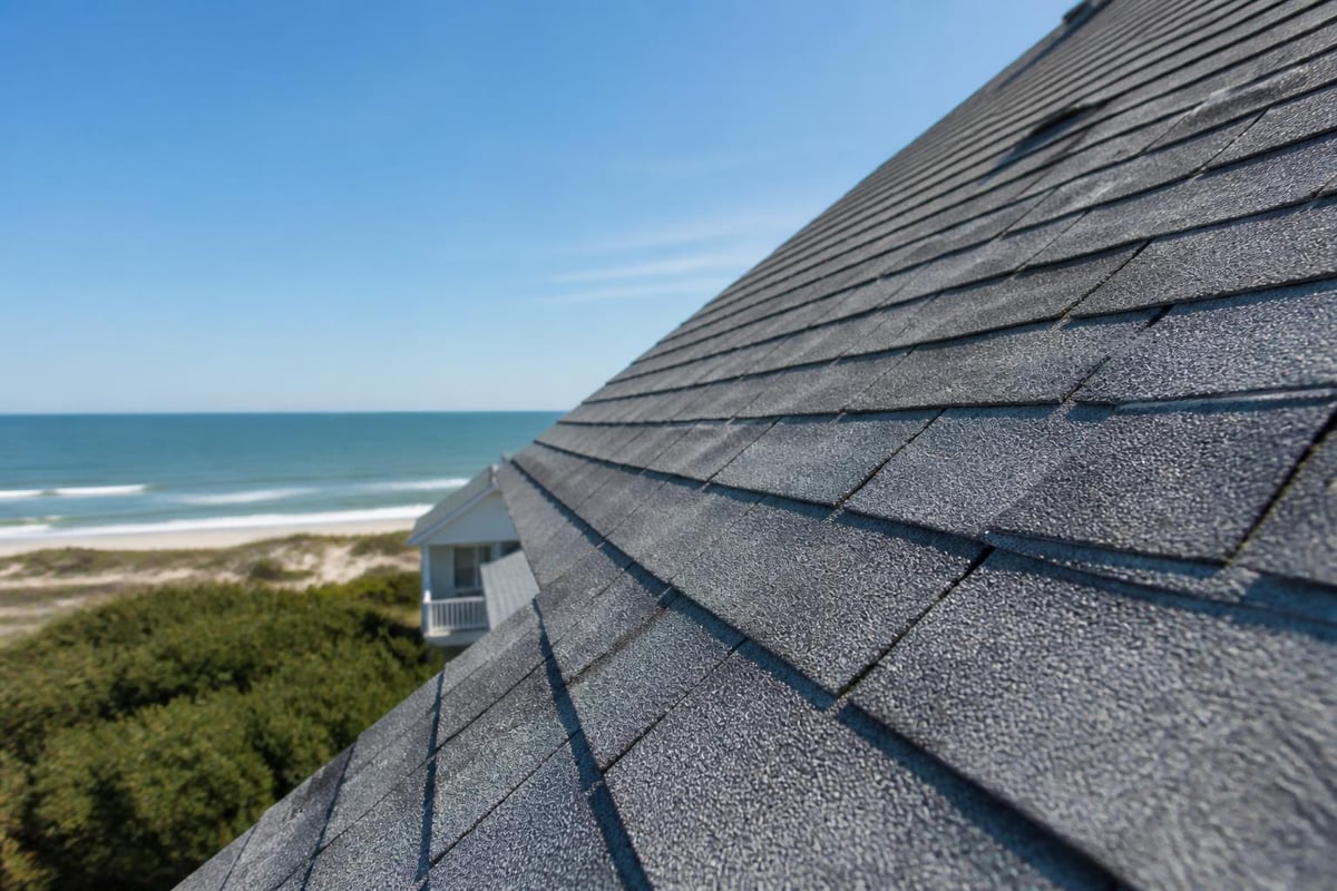 Coastal roof damage assessment