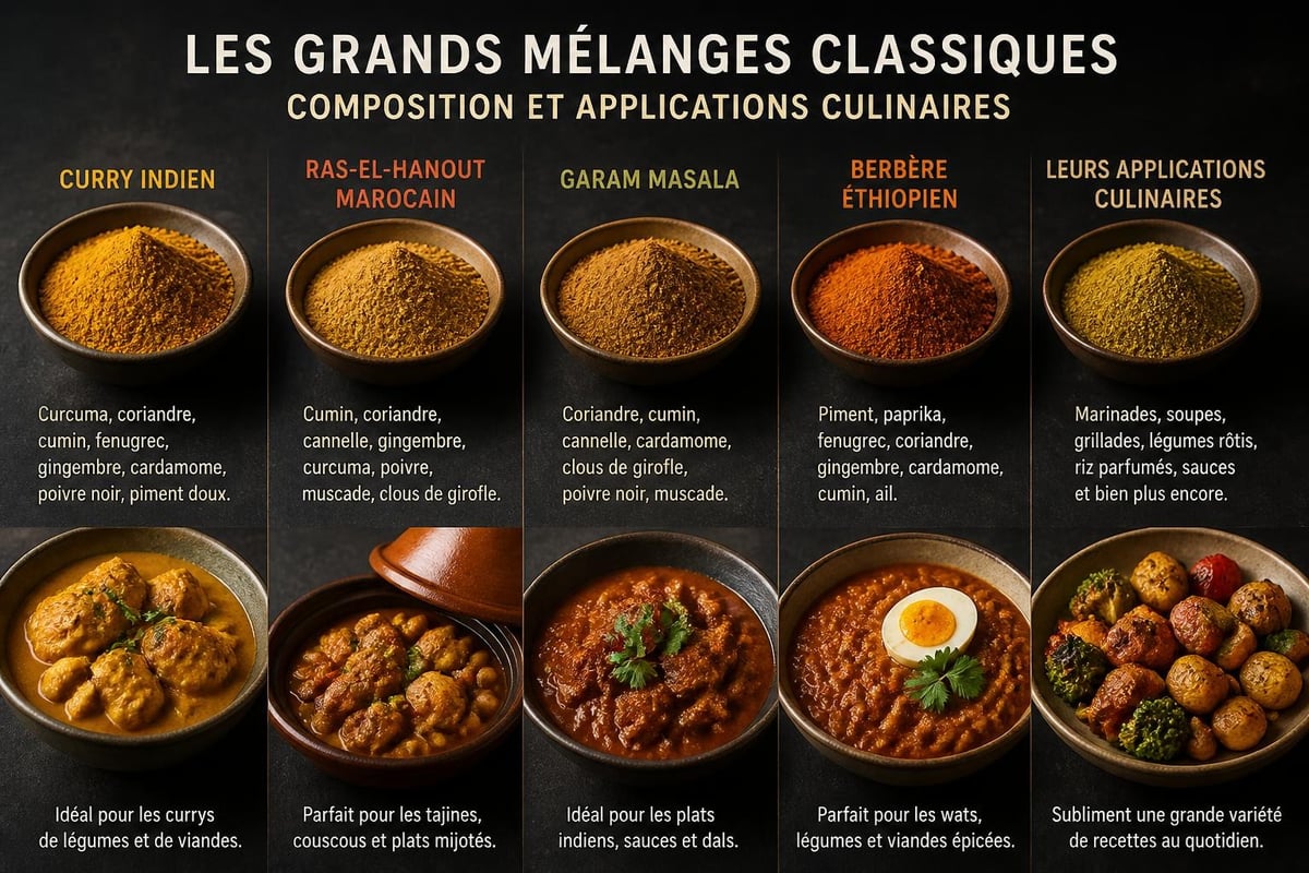 Mélanges d'épices traditionnels