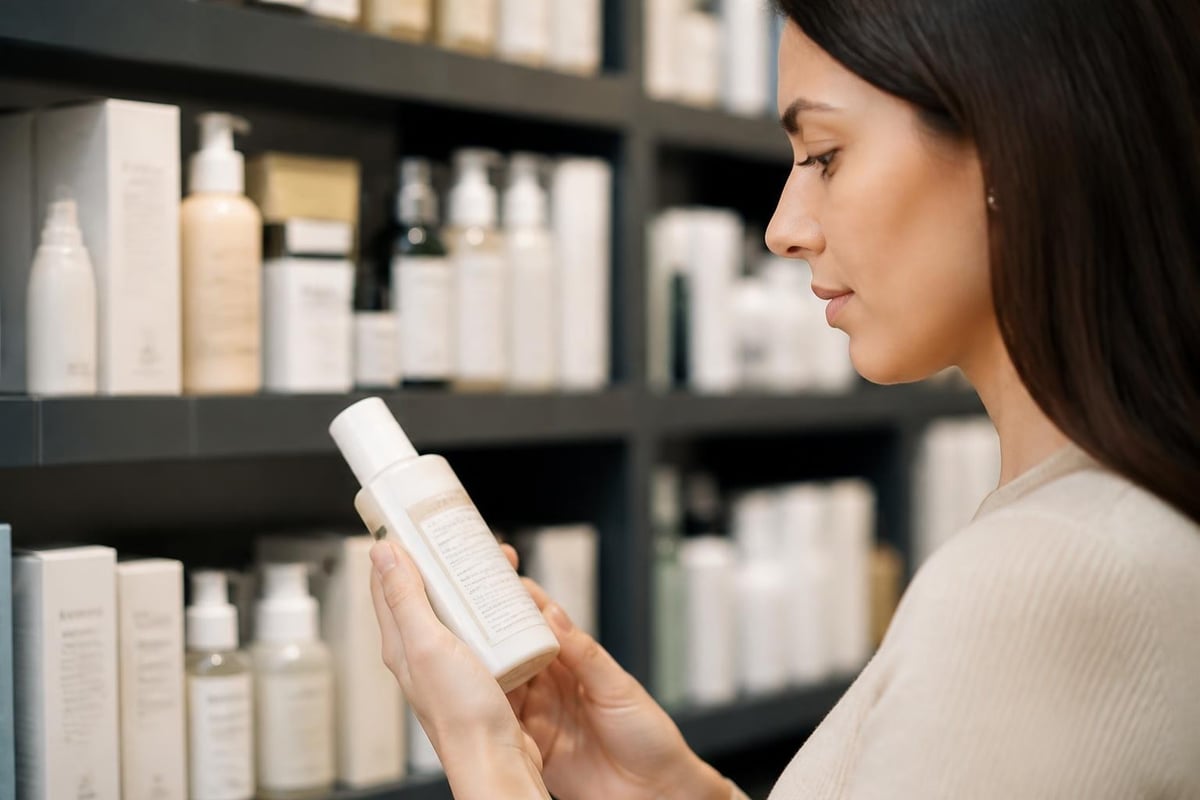 Skincare product labels