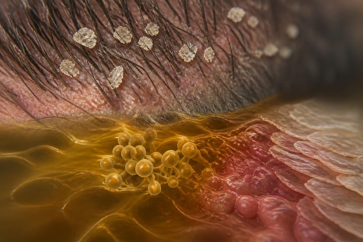 Malassezia fungus lifecycle