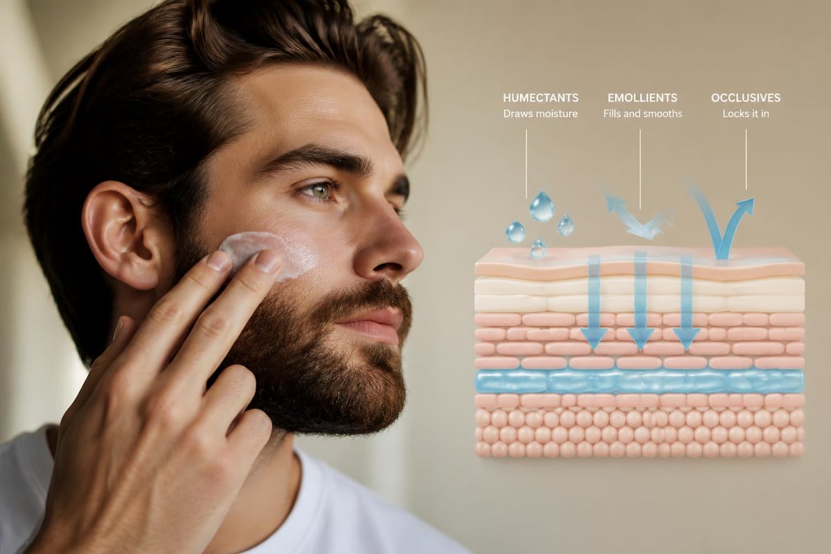 Skin barrier repair process