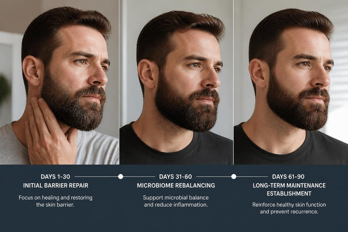 90-day beard transformation timeline
