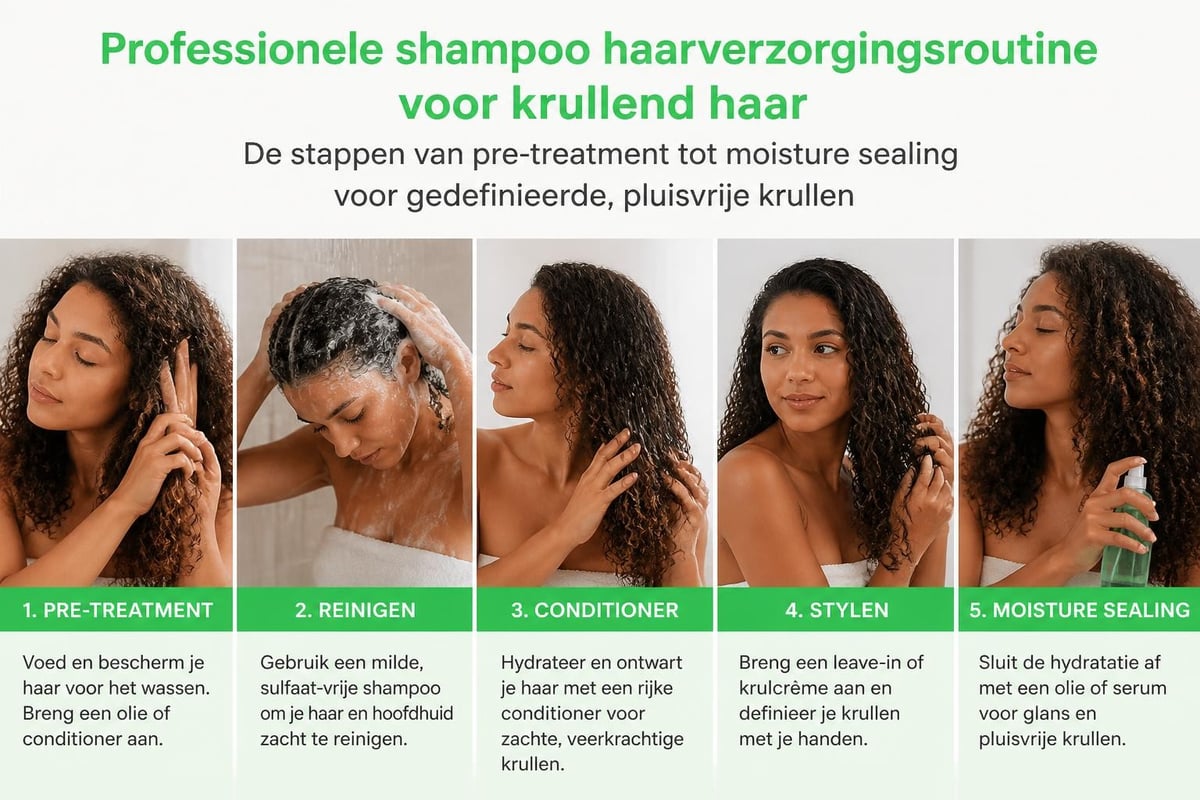 Curly hair care routine