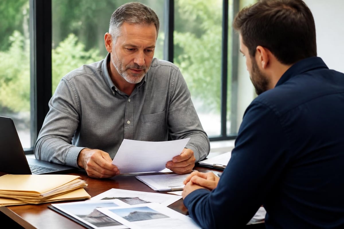 Contractor credential verification process