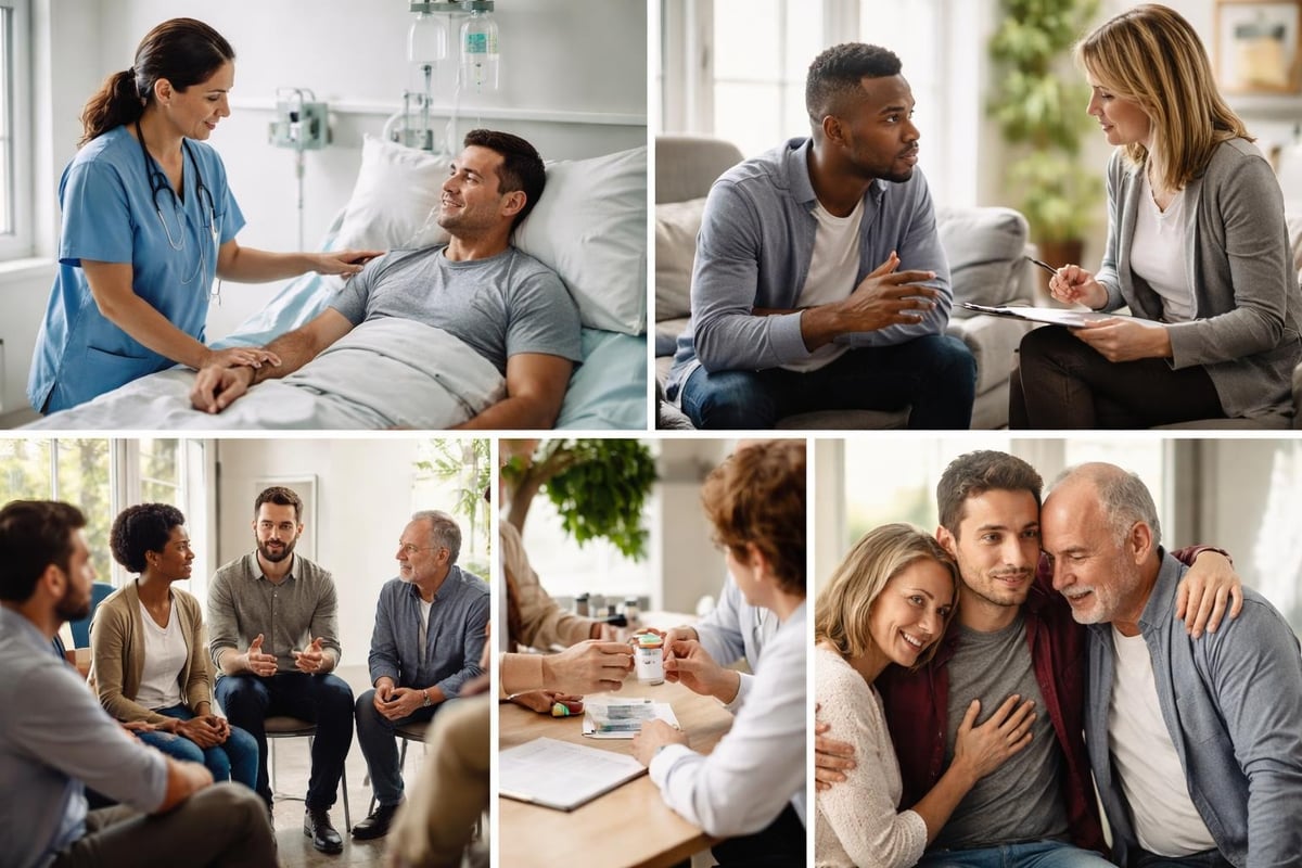 Alcohol treatment program components