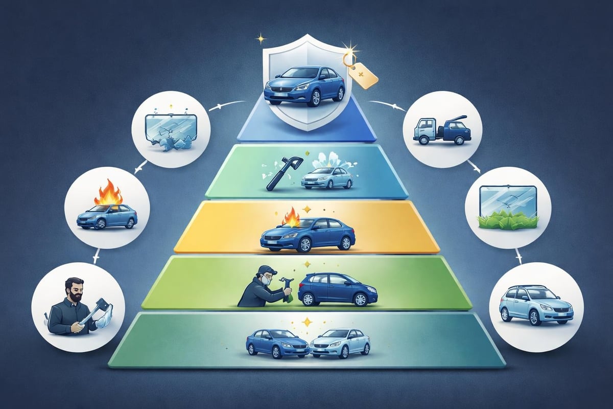 Seguros de Autos Cerca de Mí: Guía Completa 2026 1 Estructura de coberturas de seguros de auto