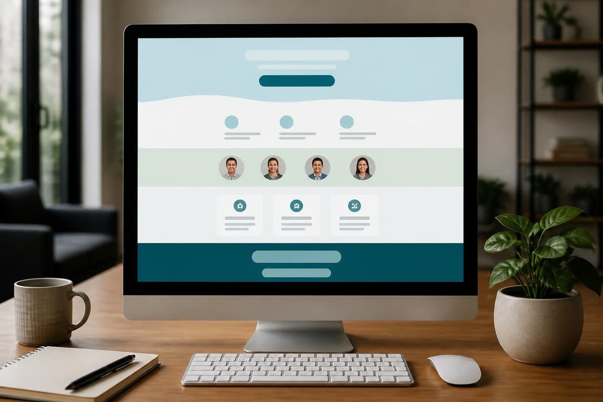 Landing Page Content Hierarchie