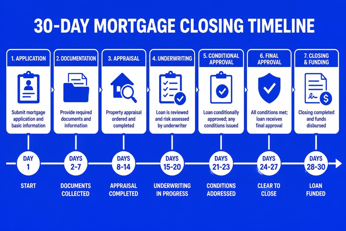 Mortgage closing timeline