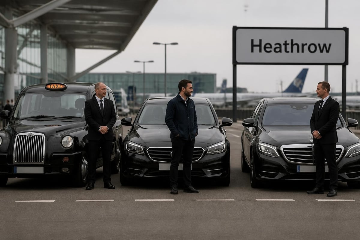Heathrow taxi service types