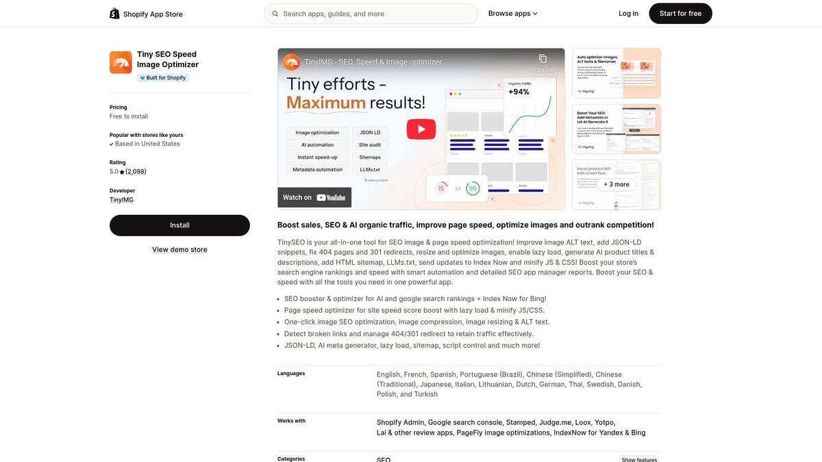 Top 7 Shopify Partner Apps To Boost Your Business in 2026 - Tiny SEO Speed Image Optimizer