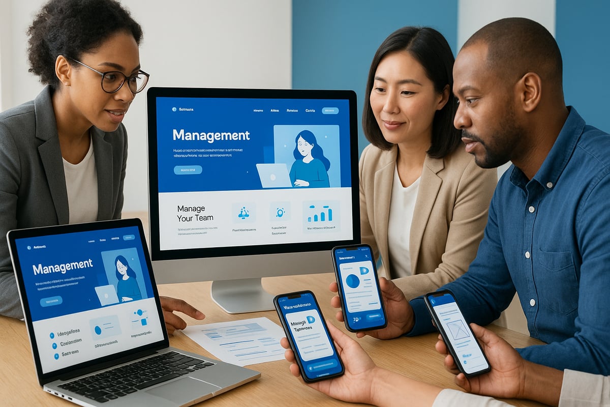 Key Principles Guiding Management Website Design in 2025