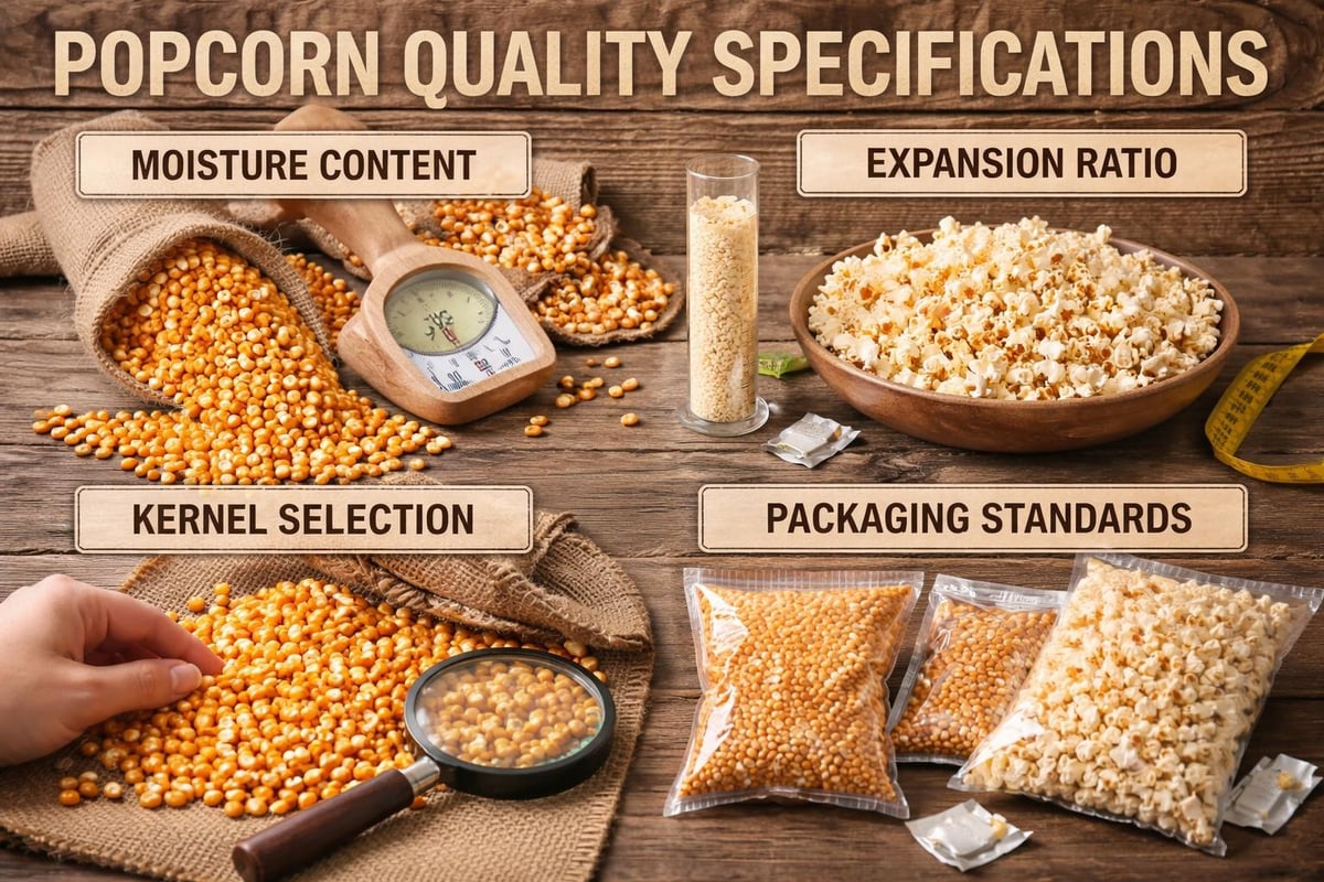Popcorn manufacturing standards