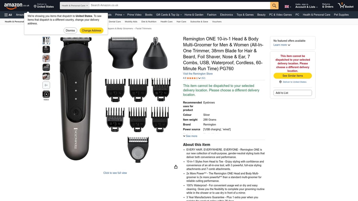 Les 7 meilleures tondeuses à barbe pour hommes à essayer en 2026 - Remington One Multi-Groomer