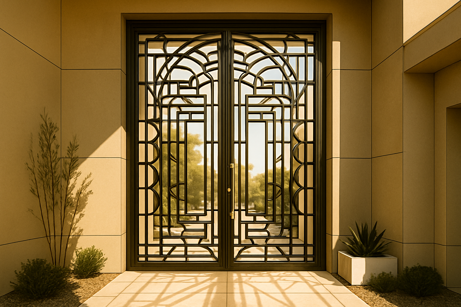 Custom Iron Doors: The Ultimate Statement in Modern Luxury