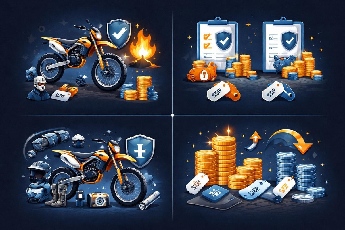 Coberturas adicionales moto campo