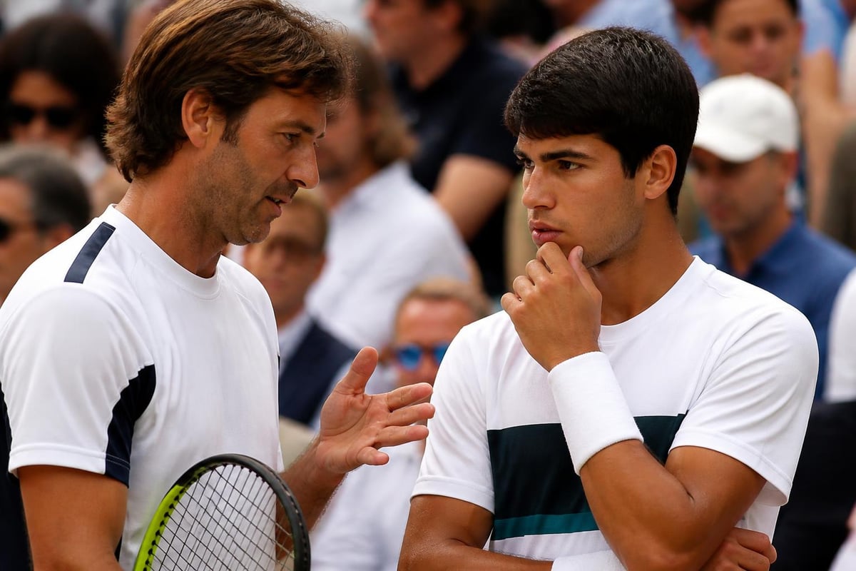 Alcaraz and Ferrero coaching relationship