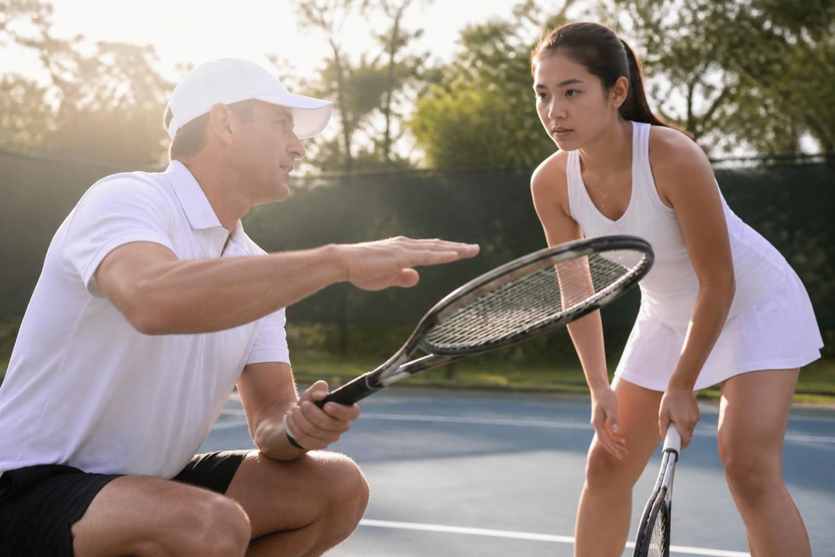 Tennis coaching development