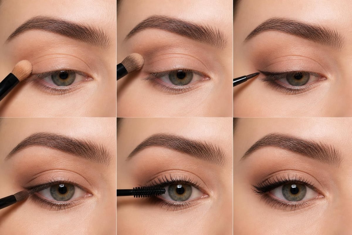 Natural eye makeup techniques