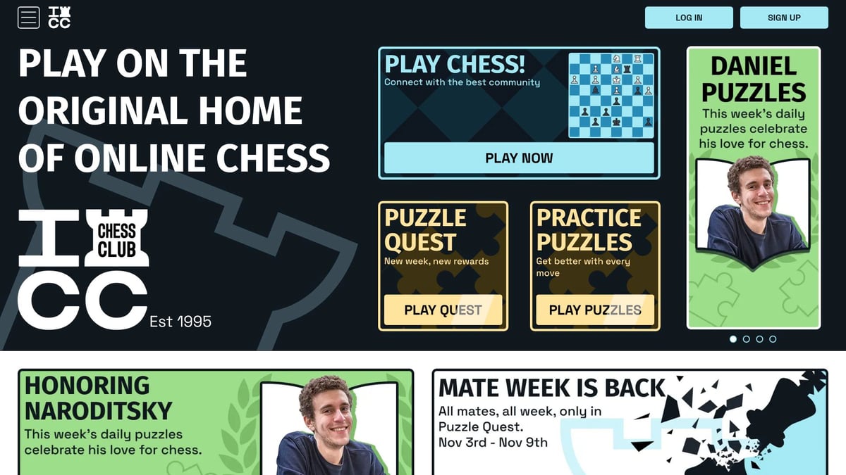 9 Essential Free Online Chess Courses to Boost Your Game in 2025 - 7. Internet Chess Club (ICC) Free Lessons