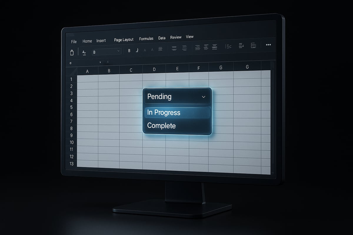 Understanding Drop Lists in Excel